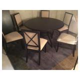 Table, Chairs, Rug Lot