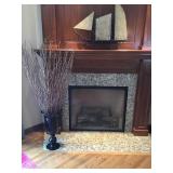 Vase and Ship Decor Art Lot