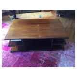 Wood and Metal Coffee and End Table