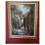 Mediterranean Alleyway Painting