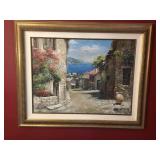 Mediterranean Street Painting