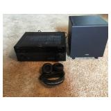 Yamaha Receiver and Infinity Subwoofer