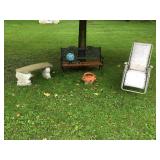 Outdoor Bench Lot