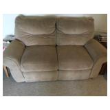 Faux Suede Love Seat