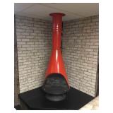 Mid-Century Electric Fireplace