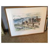 Original Fred Church Watercolor