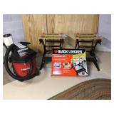 Black and Decker Workbench and Vacuum