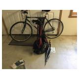 Trek Bike and Hand Golf Cart