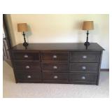 Dresser and Lamps