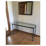 Sofa Table and Mirror