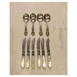 4 Gorham STERLING Spoons and More