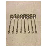 8 Gorham Melrose STERLING Spoons
