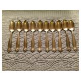 10 STERLING Spoons
