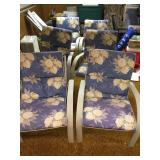 Six Patio Chairs and Table