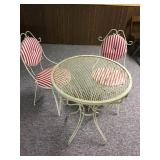 Wrought Iron Cafe Table