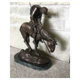 End of the Trail Bronze Sculpture