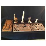 Wood Carvings Lot