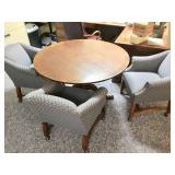 Wooden Table with Chairs