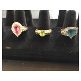 Womens 10K Ring Lot #1