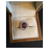 10K White Gold Stauer Ring