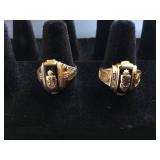 Mens 10K Gold Class Rings