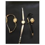 Vintage Omega, Bulova, and Croton Watches