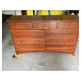 Cherry Wood Dresser Mirror