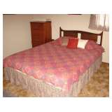King Head board & frame (mattress not available)