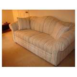 BR4 Full size bed Camelback sofa 82Lx38Wx34H