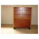 BR7 Wood finish file cabinet 19Lx18Wx24H