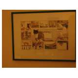 BR12 Bigelow Cat Print 15 x 11 framed