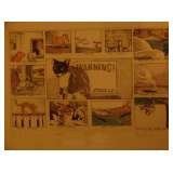 BR12 Bigelow Cat Print 15 x 11 framed