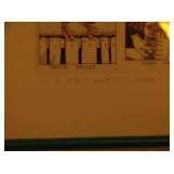 BR12 Bigelow Cat Print 15 x 11 framed