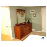 BR15 Long dresser w/mirror 72Lx19Wx34H