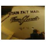 K6 French(pewter) wine Decanter sterling funnel