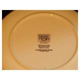 K5 Serving plates 4 Debbie Mumm 8 1/2" plates, 4 cobalt blue 8" plates