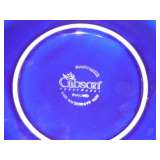 K5 Serving plates 4 Debbie Mumm 8 1/2" plates, 4 cobalt blue 8" plates