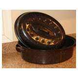 K7 Roasting pan black is 16.5" long.