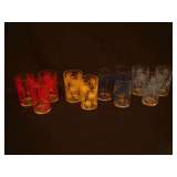 K9 Depresion glasses  Lot 2 (11 glasses) - 3.5", 2.25 across