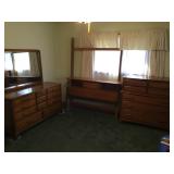 Pecan Wood Bedroom Set