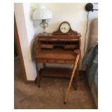 Roll Top Desk with Accents