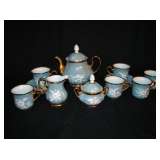 DR21 Valaska Bela Kristal Slovakia Tea set 