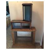 Three Display Cases