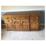 Wooden Sideboard and Stereo Cabinet