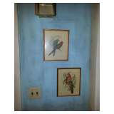 Pair of bird lithos