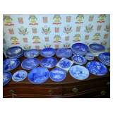 Part of large Royal Copenhagen plates