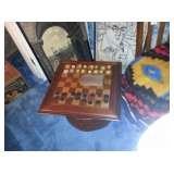 Early mahogany game board