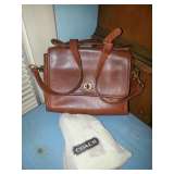 Early Coach leather bag