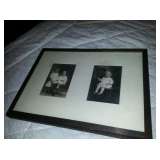 One of several framed early photos