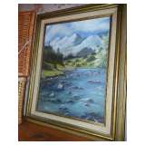 Signed oil on canvas